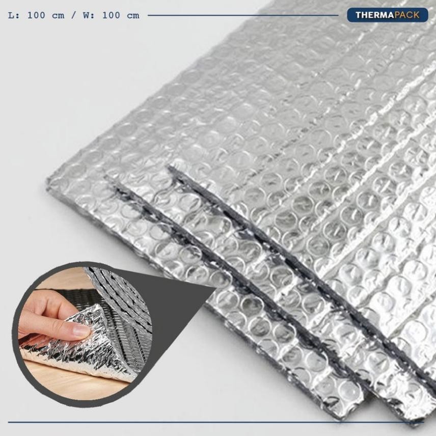 Ready Thermapack Aluminium Bubble Foil | Insulasi Aluminium Roll (Meteran)