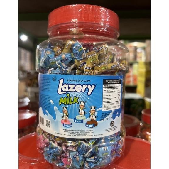 

Permen Lazery Milk Assorted Toples 500gr