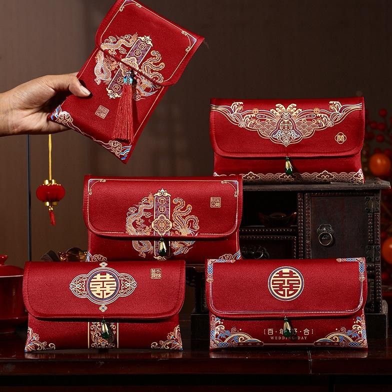 

YUNITA) Angpao kain wedding Premium Angpau kain Teapai Shangjit Angpau chinese wedding AST