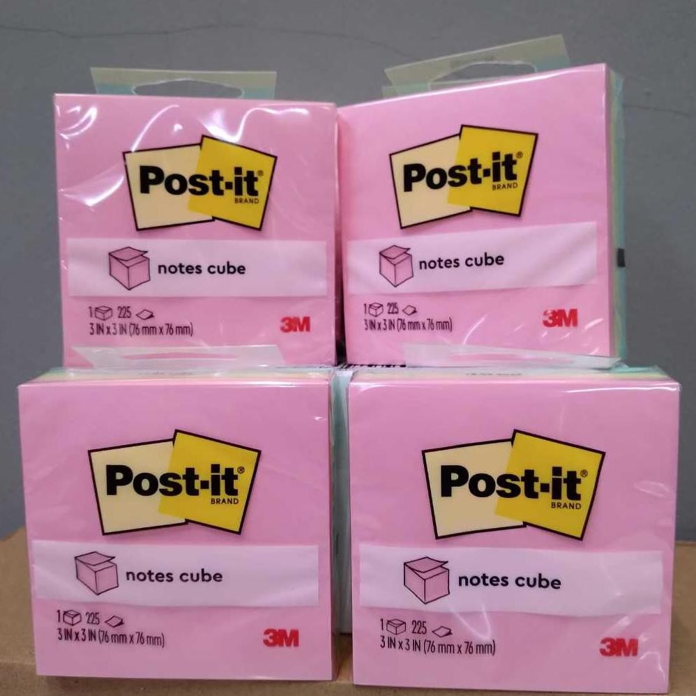 

3M post it Notes Cube 654-1, Pastel Cube AST