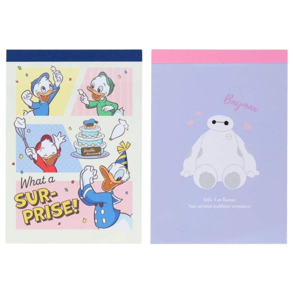 

Mini Memo Pad Disney Donald Duck Big Hero 6 Baymax Anniversary Note Kecil Limited Edition AST