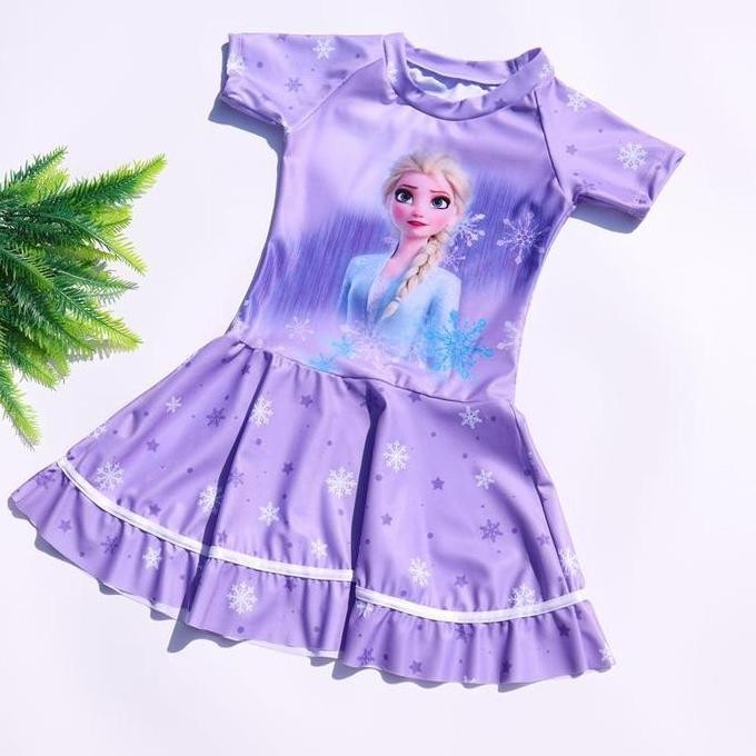 TERBARU - baju renang anak Elsa frozen/baju renang Elsa/baju renang frozen/rok