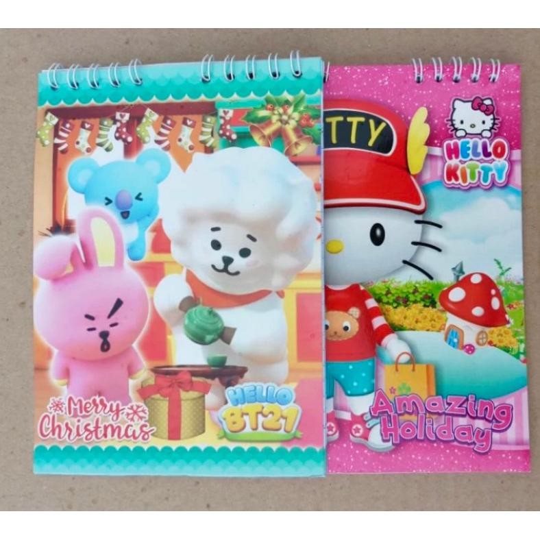 

10pcs buku memo spiral jumbo AST