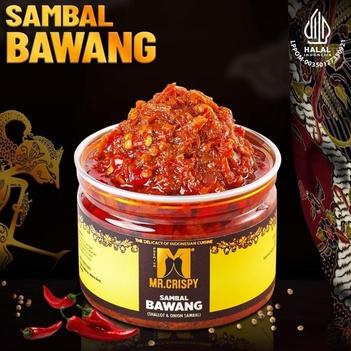 

SAMBAL MR CRISPY SAMBAL BAWANG TRASI BALADO RICA HIJAU THAI H24