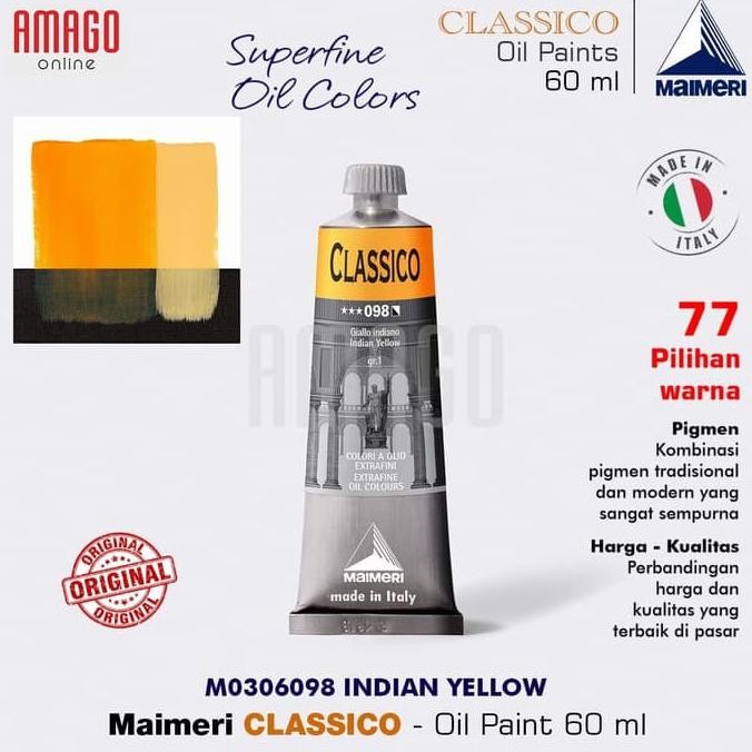 

MAIMERI Classico - Oil Paint - Indian Yellow - 60ml - M0306098 AST