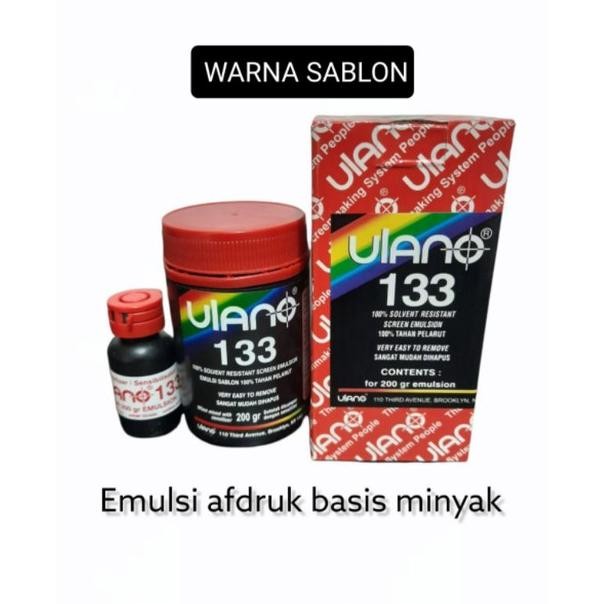 

Ulano 133 200gr obat afdruk basis minyak 200gr AST