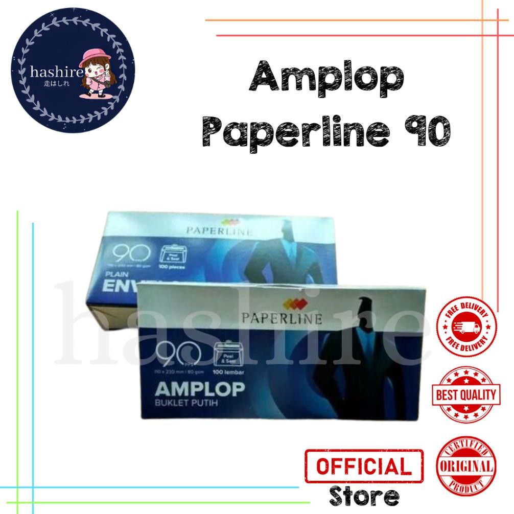 

AMPLOP PAPERLINE NO 90 / AMPLOP PUTIH / AMPLOP UANG / AMPLOP SURAT AST