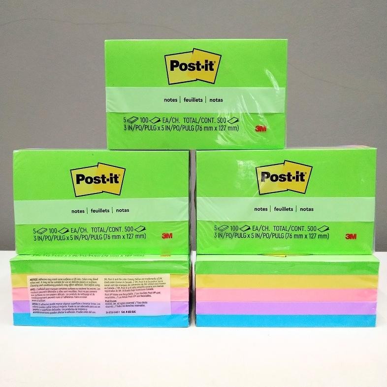 

POST IT 3M 655 WARNA (PCS) AST