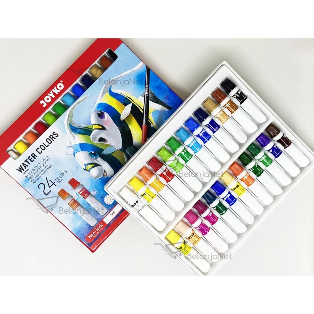 

Cat Air TITI 24 Warna | Water Color TITI 24 Color 6ml WC-6ML-24C AST