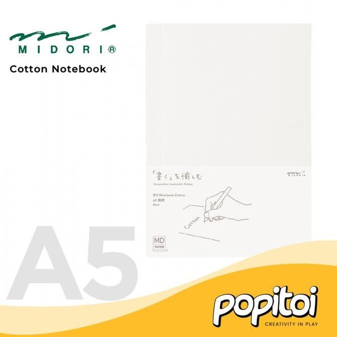 

Midori Md Note Cotton Notebook A5 Buku Tulis Gambar Co