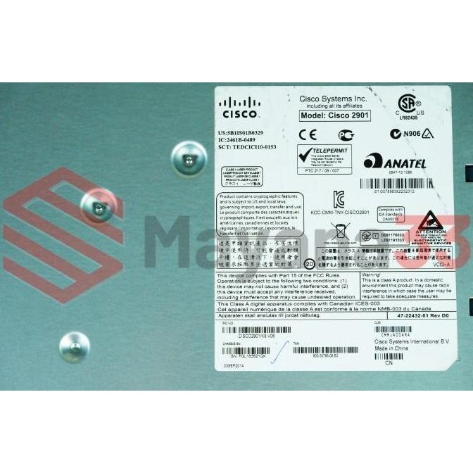 Router Cisco 2900 Series 2901 Cisco Router New Stok