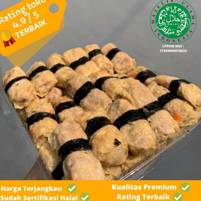 

Hekeng Frozen / Lumpia Kulit Tahu / Skin Tofu Isi 50 Pcs + Saus