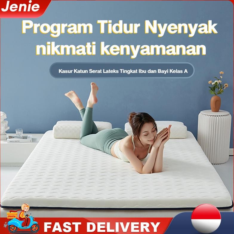 Kasur 180x200cm Kasur lantai Tebal 6cm Kasur Latex  Kasur Busa Kasur Spring Bed Mattress in a Box