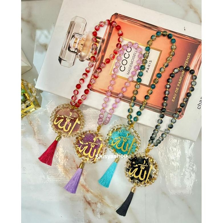 Special Gantungan Tasbih / Gantungan Spion Mobil / Tasbih Estetik / Tasbih Mewah Dar-10