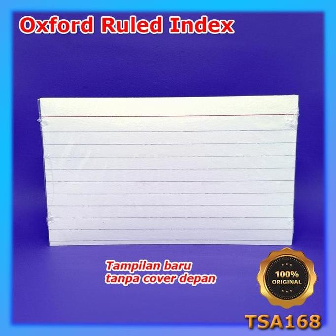 

Oxford Ruled Index Cards 3X5 Inch 100 Sheets White 3" X 5" 3"X5" Co