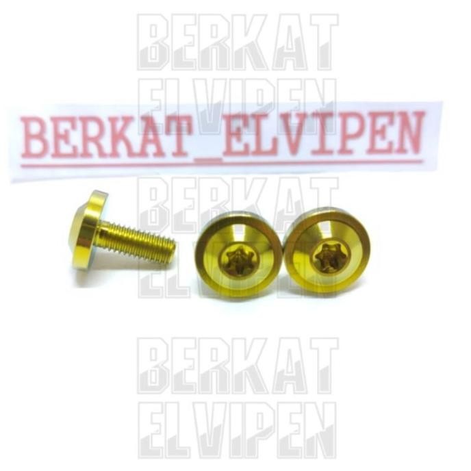 [Allthebest] Baut Titanium Cover Air Duct Keongan Beat Scoopy Spacy Vario 125/150