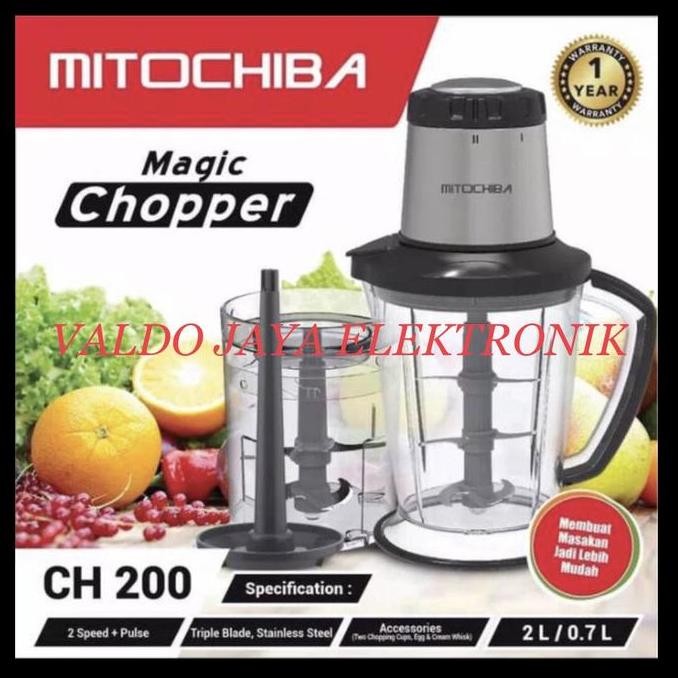 Choper Mitochiba Ch-200 Original Baru Blender Daging Food Processor