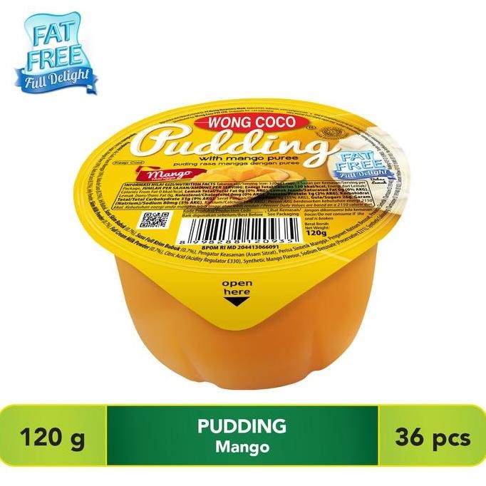 

Wong Coco Pudding Rasa Mangga 120G X 36 Cups (1Karton)
