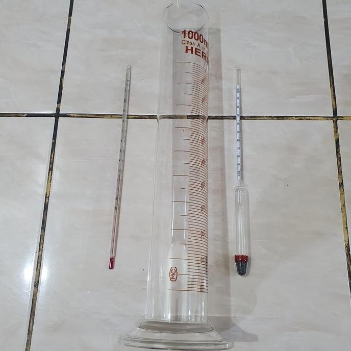 Alat Ukur Berat Jenis Solar Hydrometer Solar 1 Set Murah