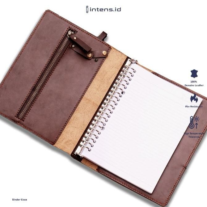 

Intens.Id Cover Binder A5 Matterial Kulit Sapi Co