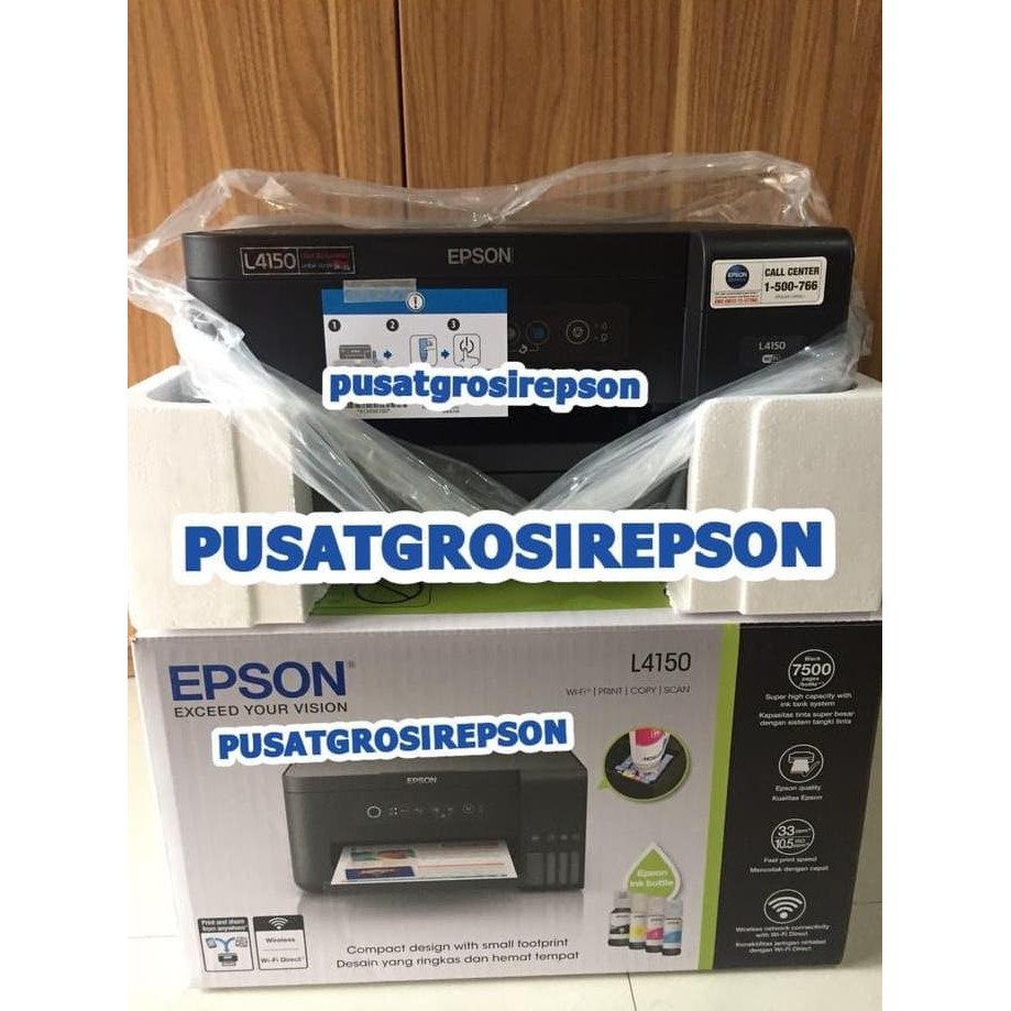 Printer Epson L4150 / L 4150 All In One Wifi Direct Pengganti L485 New Stok