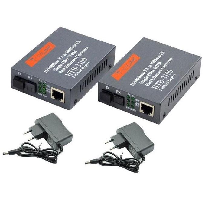 Media Converter Htb Netlink 10/100 A-B Htb-3100 Fo New Stok