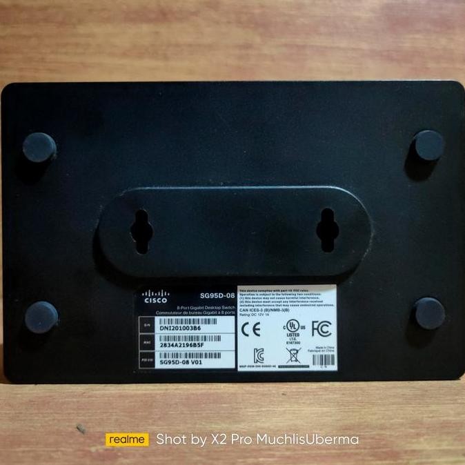 Cisco Sg95D-08-As 8 Port Gigabit Switch New Stok