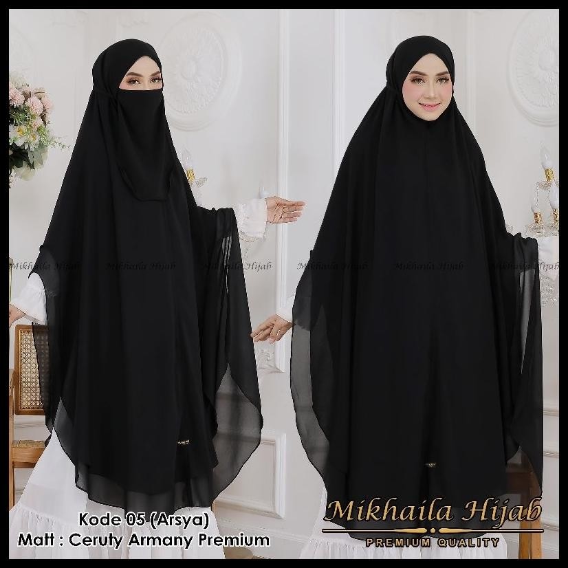 HIJAB CERUTY JUMBO / KIMAR JUMBO HAMIDAH NON PET  / HIJAB  SYAR'I  NON PET / CERUTY BABYDOLL / KERUD