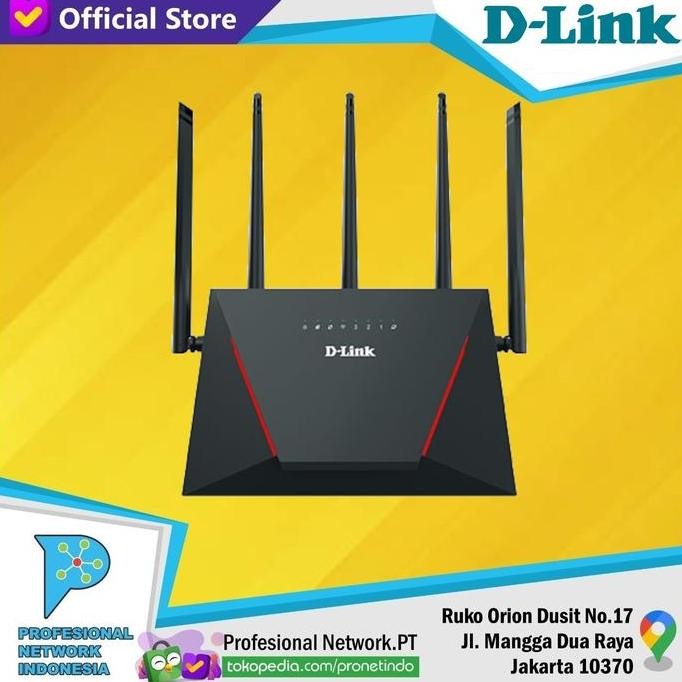 D-Link Dir-X3000Z Ax3000 Mesh Gigabit Wireless Router New Stok