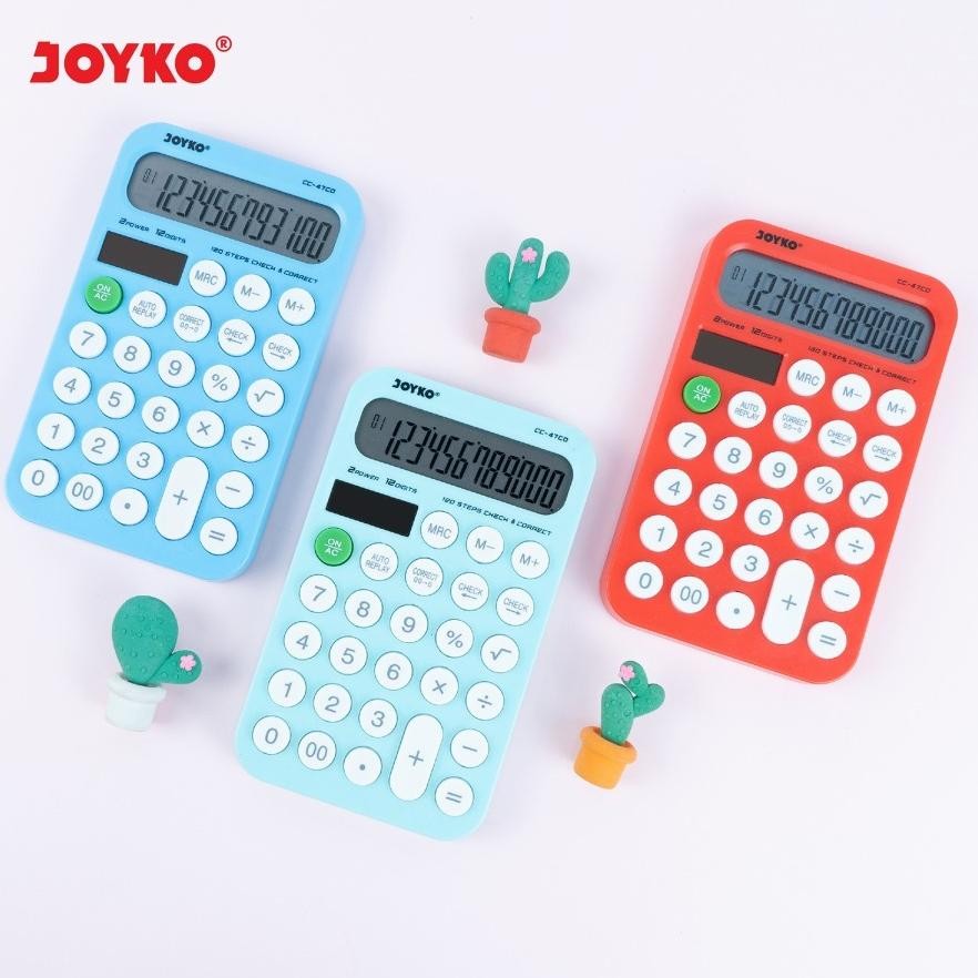 

Joyko Calculator CC-47CO / Kalkulator 12 Digits / Check Correct / Kalkulator Meja Kantor Office Murah Berkualitas