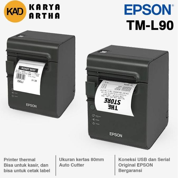Printer Bar Direct Thermal Label Epson Tm-L90 New Stok