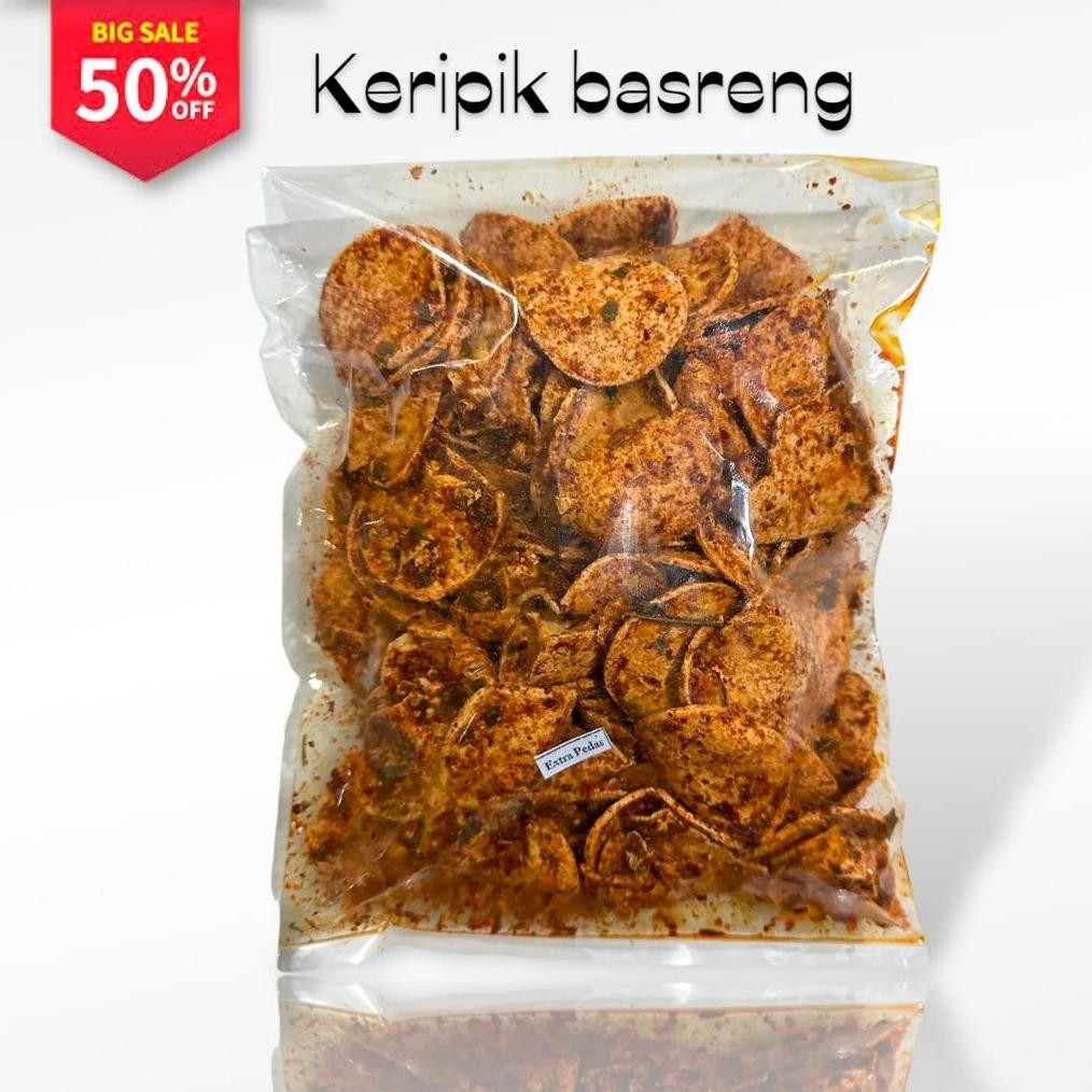 

Keripik Basreng Bumbu Basah Daun Jeruk Netto 500Grm