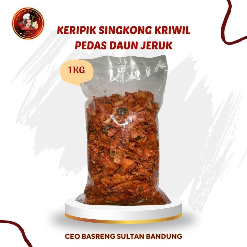 

Keripik Singkong Kriwil Pedas Daun Jeruk - 1KG