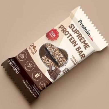

Protein Bar Supreme Chocolate 24 Gram Protein Isi 4