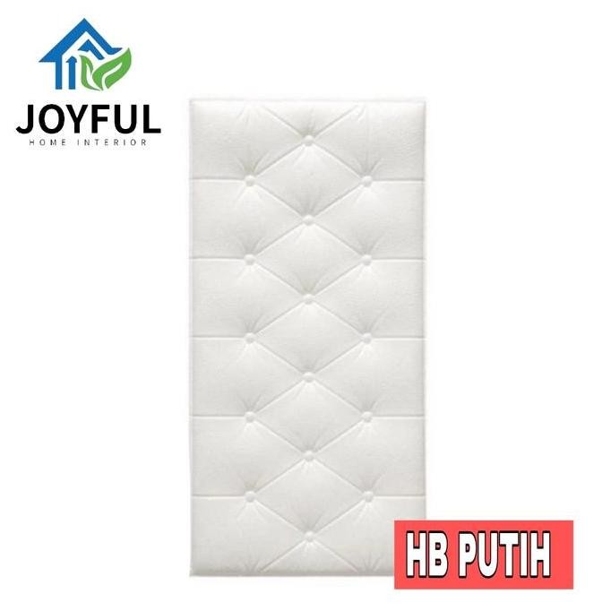 (Allthebest) Wallpaper Dinding 3D Foam Headboard Bed Busa
