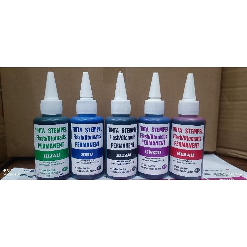 

TINTA STEMPEL FLASH OTOMATIS PERMANENT/ TINTA UNTUK MEDIA PLASTIK