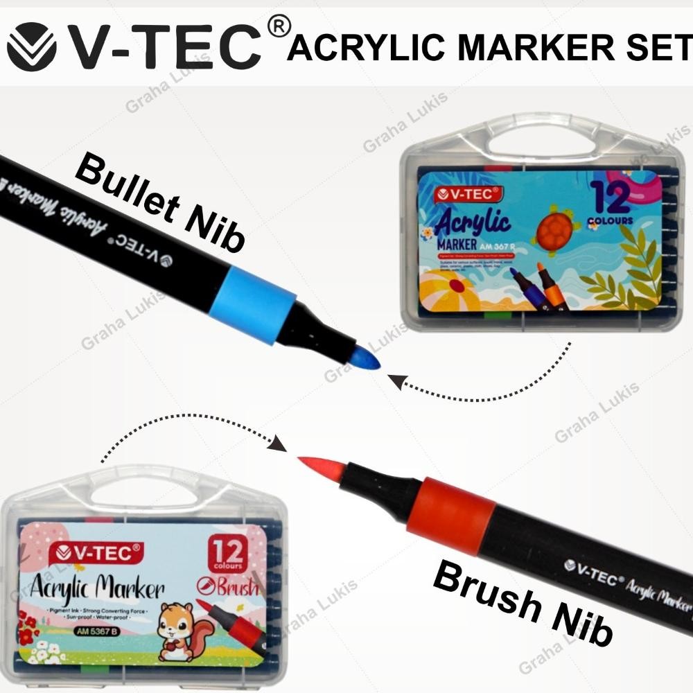 

V-TEC MARKER ACRYLIC SET 24