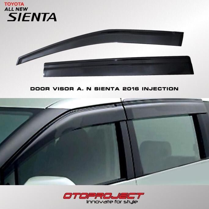 '' Talang air Side Visor Premium Toyota Sienta Injection ''