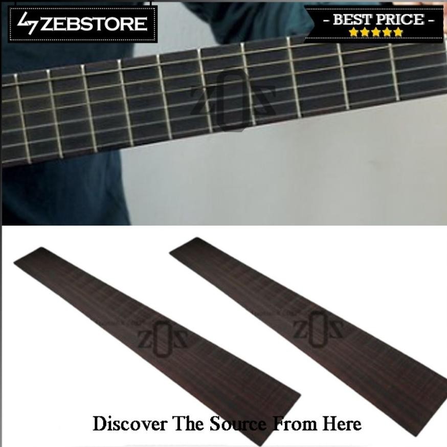 Bahan Material Fretboard Fingerboard Bass Kayu Wooden Eboni Ebony