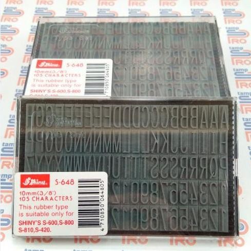 

Characters Tambahan/Tambahan Huruf Stempel/Shiny Characters SHINY [READY STOCK!!]