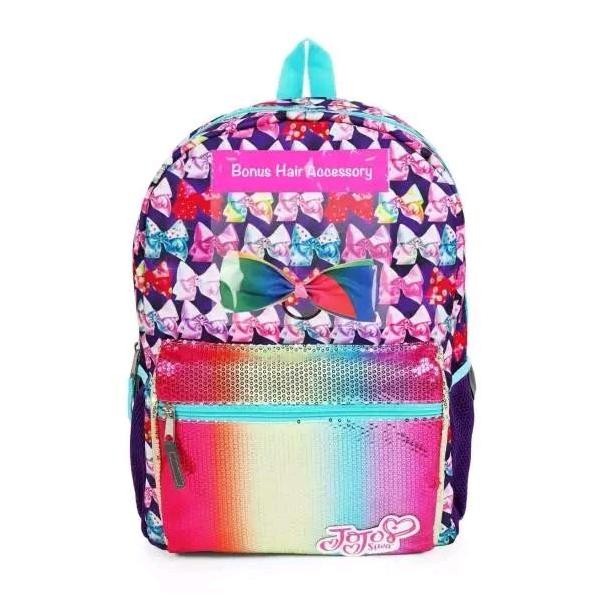 Jojo Siwa Pretty Bow Backpack Bonus Hair Bow