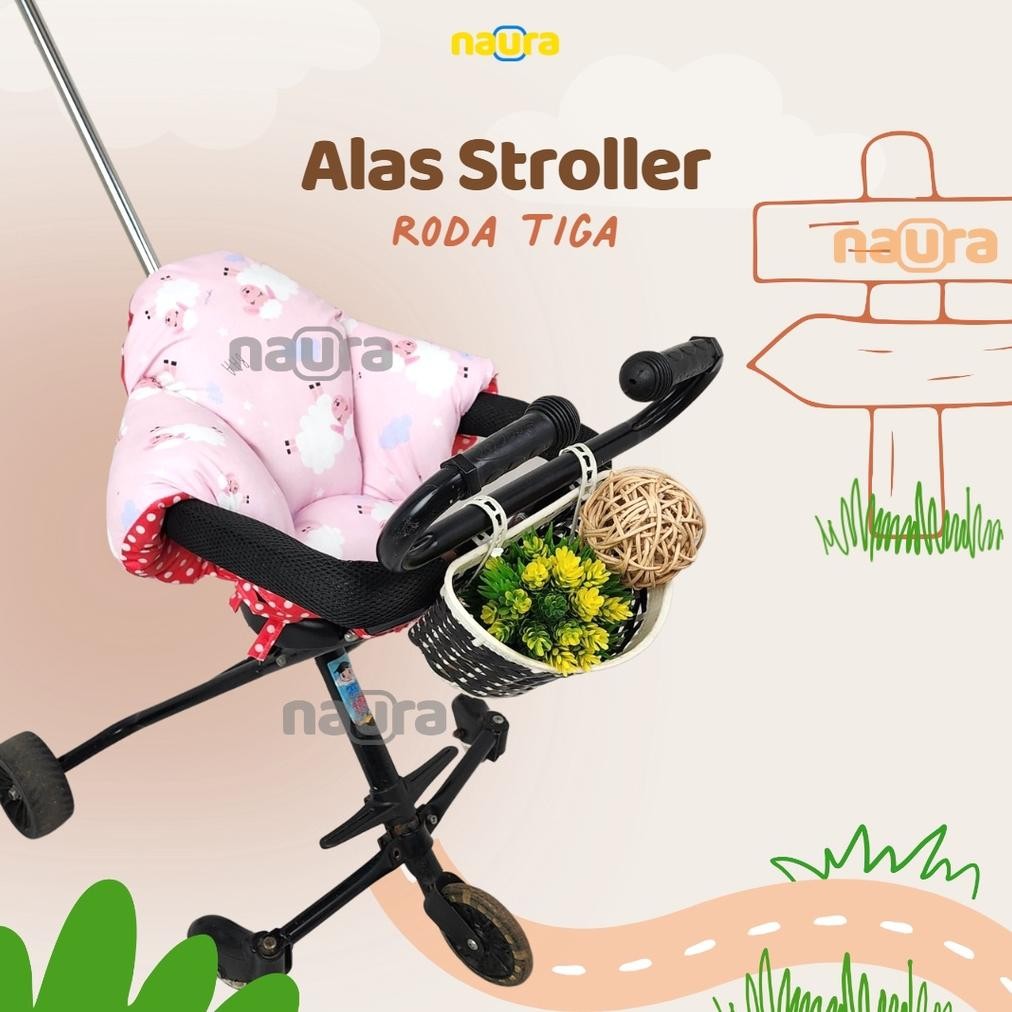 Alas Stroller Roda Tiga Micro Trike Pad Alas Sepeda Bayi Roda Tiga Alas Stroller Kereta Dorong AST