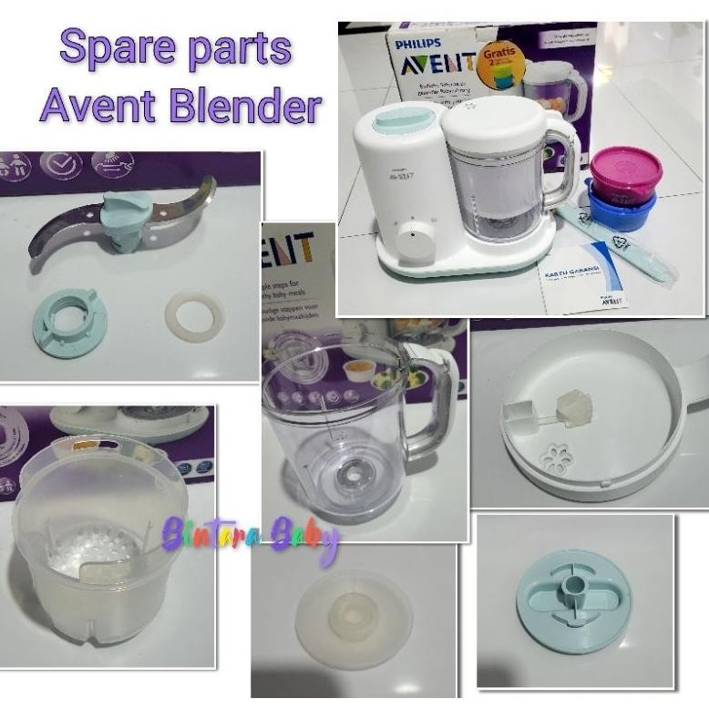 Sparepart PHILIPS Avent Blender Steamer Baby Food Maker Food Processor Mpasi / Meal Maker Baby Food 