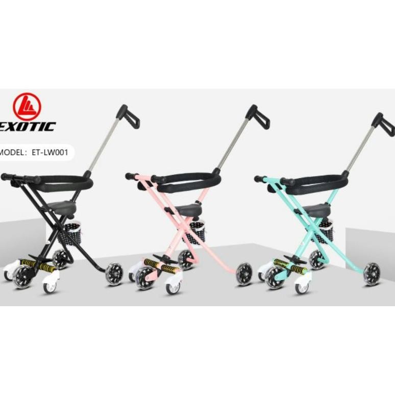 Stroller Exotic ET LW 001 / LW008 Roda 5 Kursi dorongan anak AST
