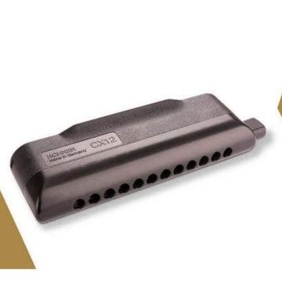 Harmonika Chromatic Hohner CX12 Schwarz 7545 12 Holes Black