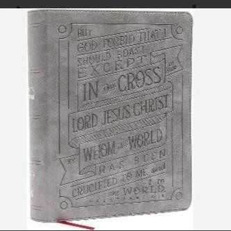 NKJV Journal Reference Edition Bible Verse Art Cover Collection Bible