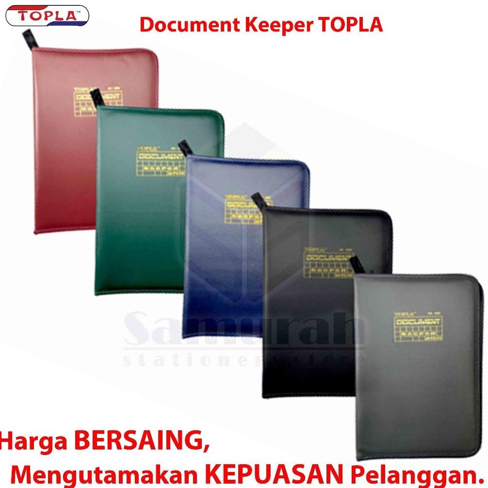 

Document Keeper TOPLA 40 Pocket Polos Folio + seleting / Album Berkas Dokumen Eksklusif isi 40 Lembar