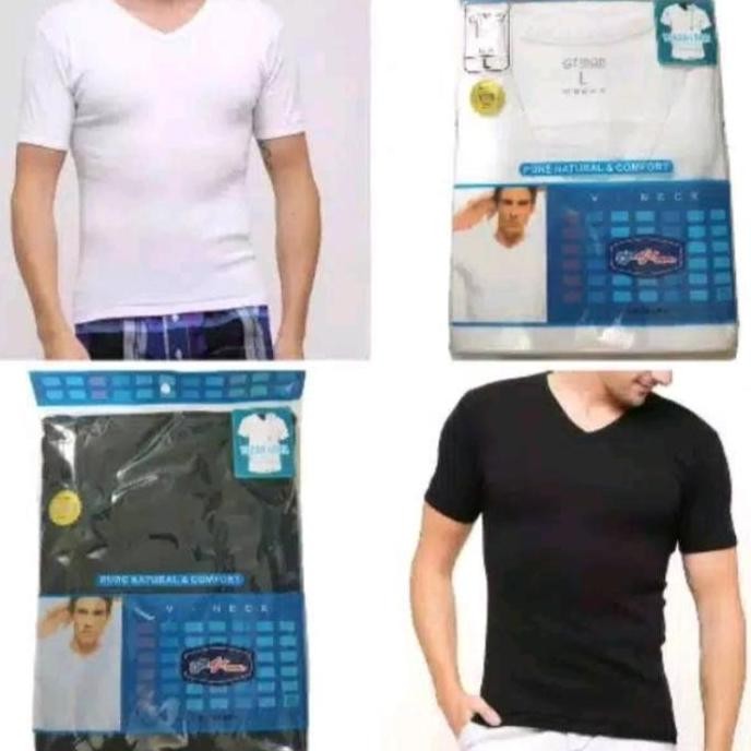 KAOS OBLONG GT MAN V NEK/KAOS DALAMAN PRIA V NEK GT MAN TSGV