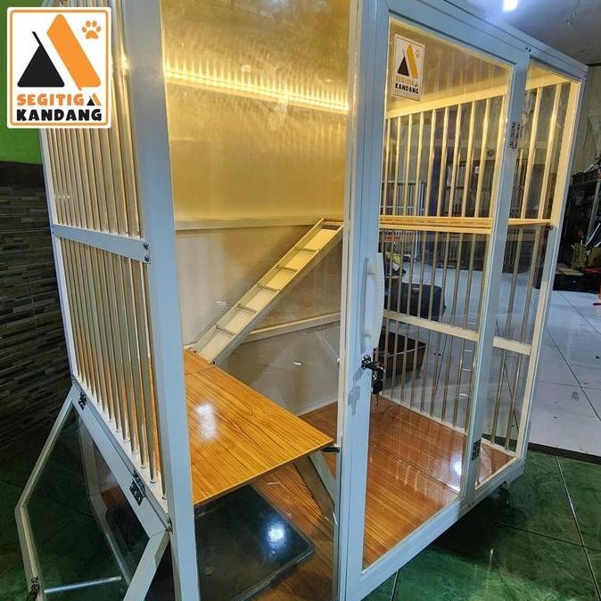Kandang Kucing Aluminium 1 Pintu Sultan