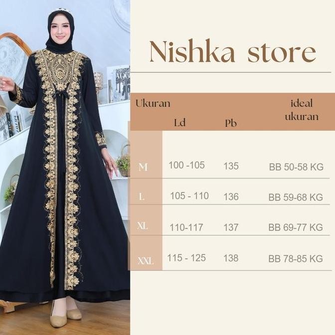 Sale Gamis Abaya Turkey Bunga Tengah Tali Depan Eksklusif Mute Wanita Muslim Dress Dewasa Turki Maxi